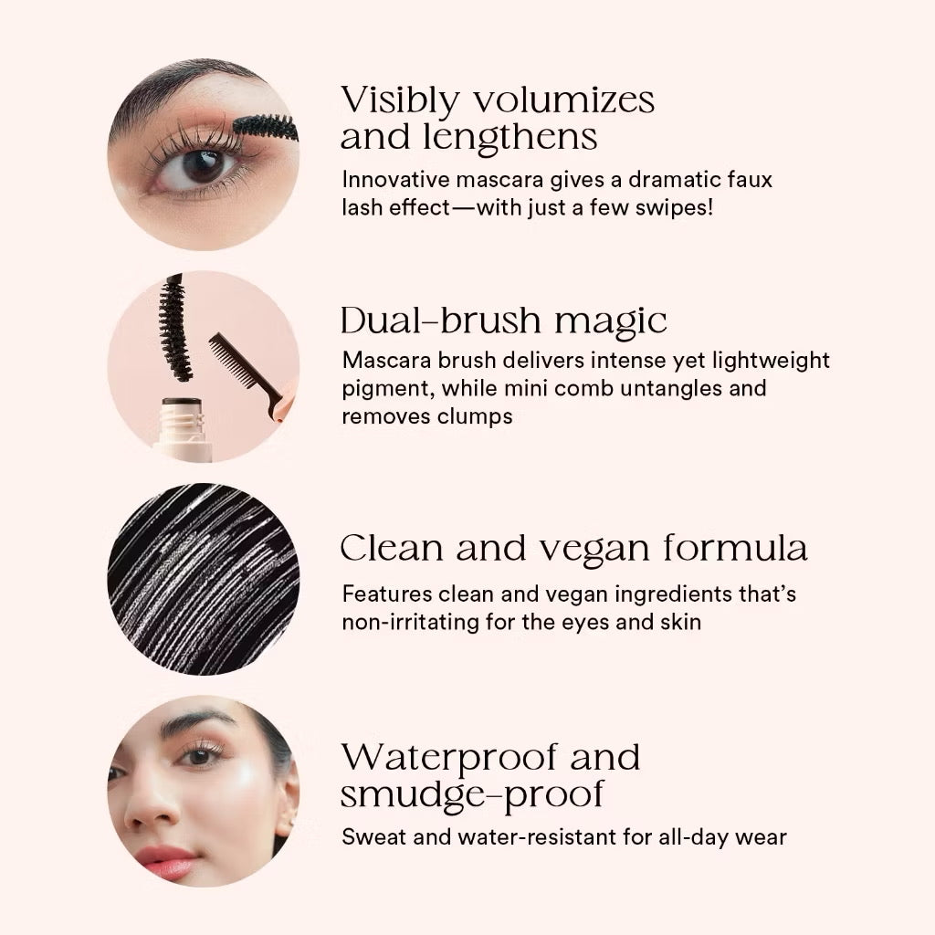 BLK Cosmetics Daydream False Lash Waterproof Mascara for Dramatic Lashes