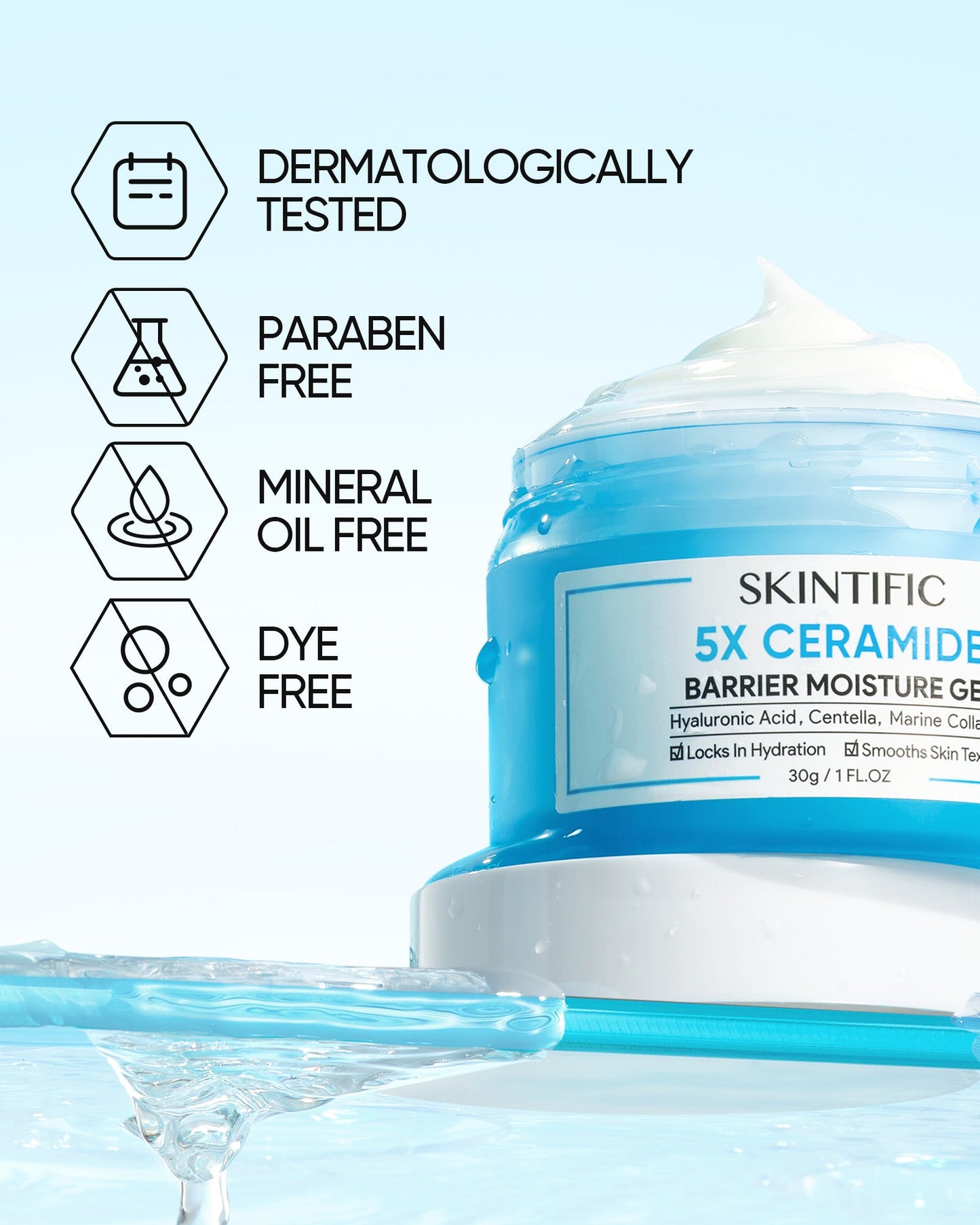 SKINTIFIC 5X Ceramide Barrier Repair Moisture Gel