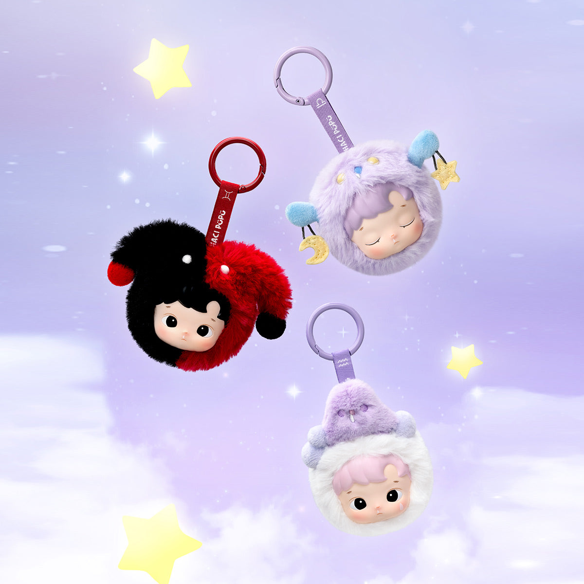 Hacipupu Constellation Vinyl Plush Pendant