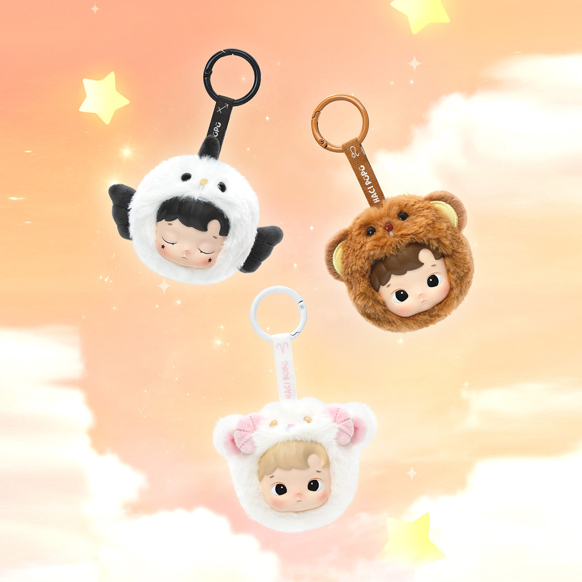 Hacipupu Constellation Vinyl Plush Pendant
