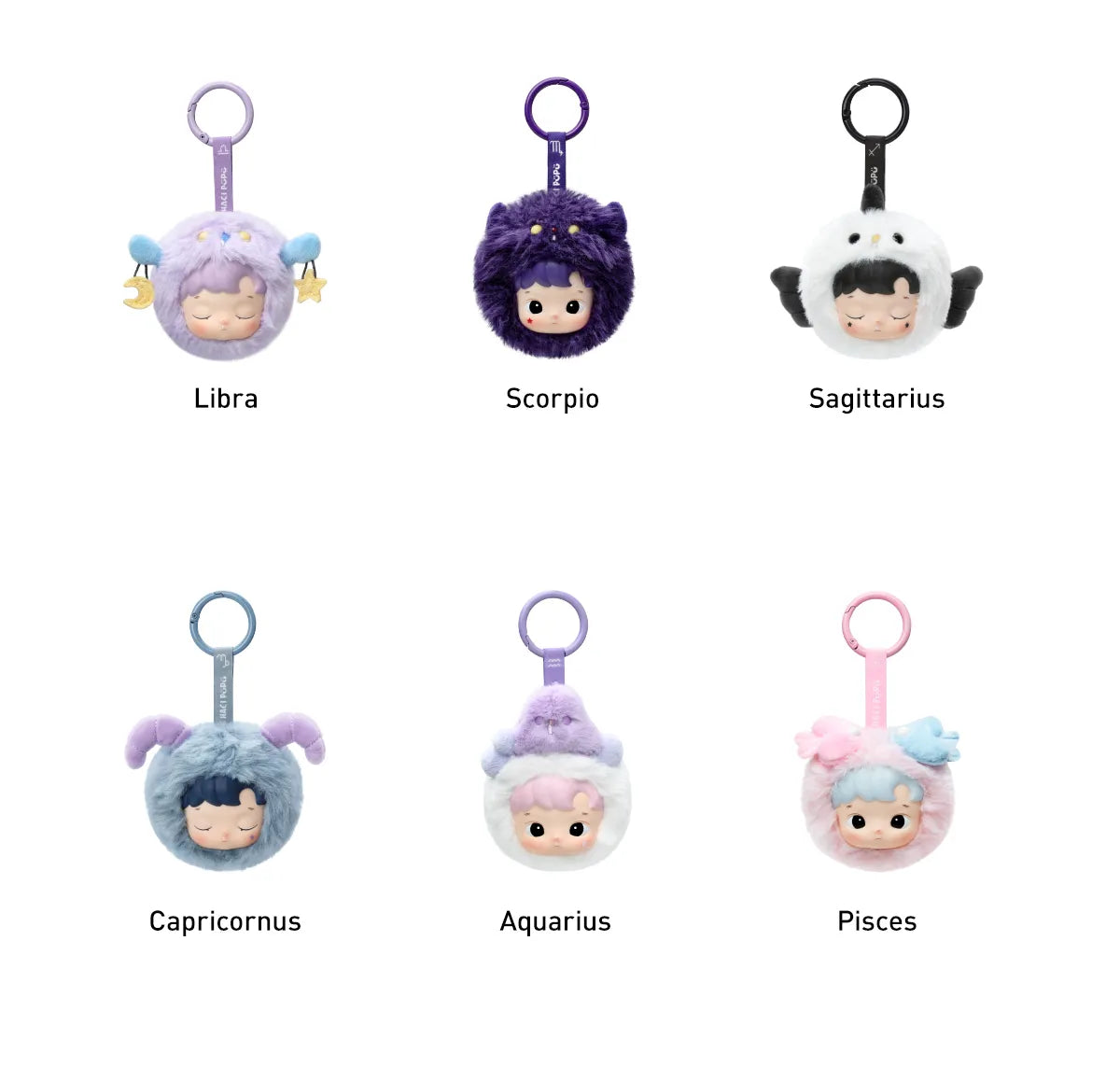 Hacipupu Constellation Vinyl Plush Pendant