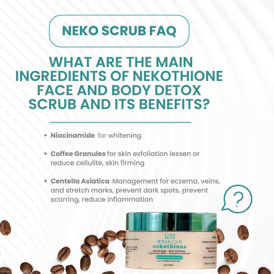 Nekothione Face Body Scrub