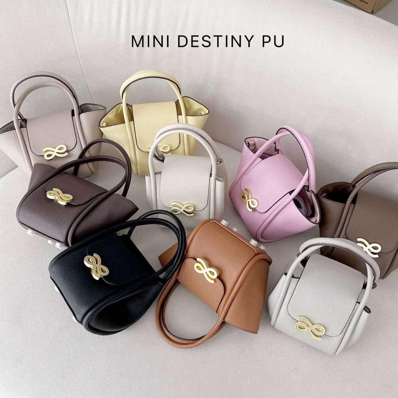 Destiny PU Handbag Tan