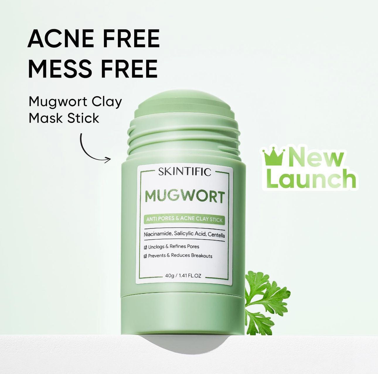 Mugwort Acne Clay Mask