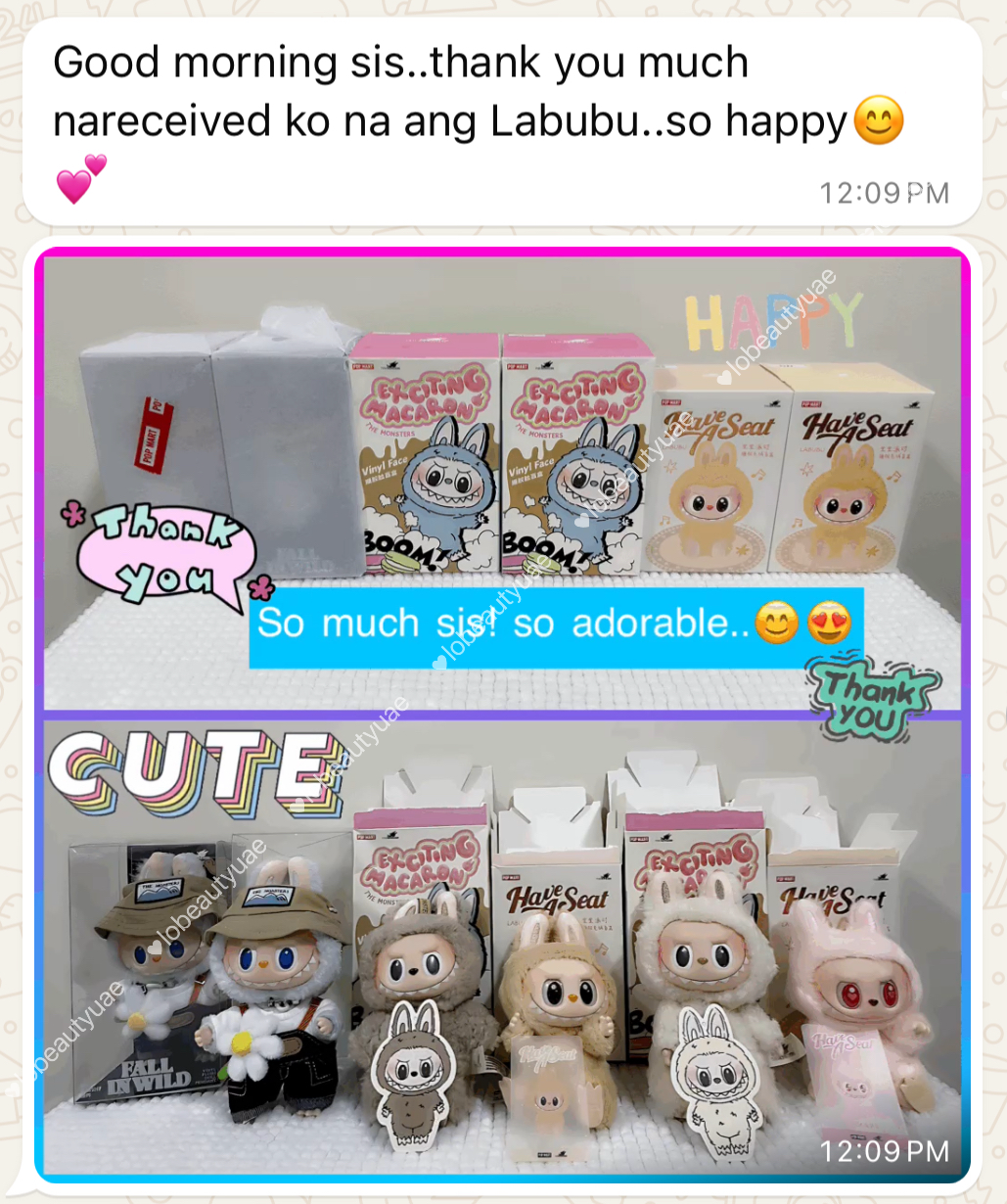 Labubu Exciting Macarons Vinyl Plush Pendant