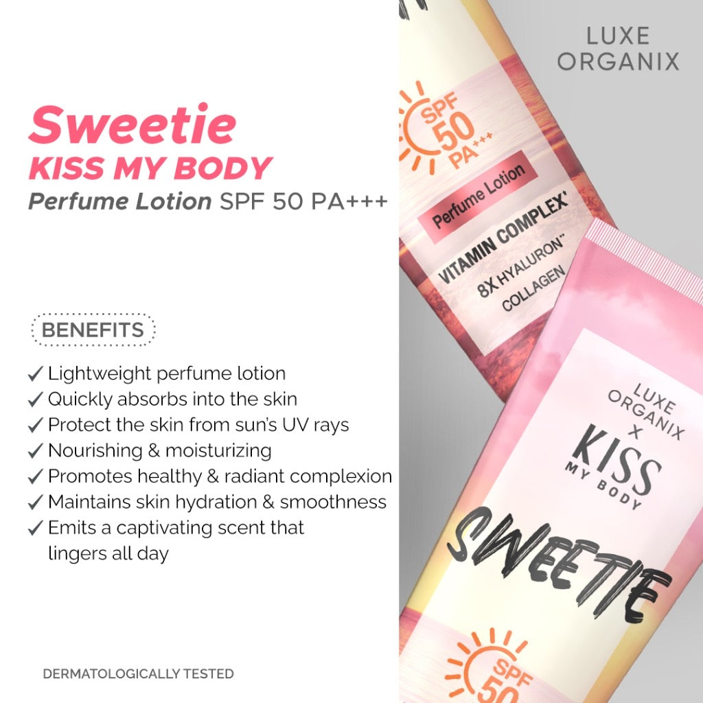 Luxe Organix Perfume Lotion SPF50 200g
