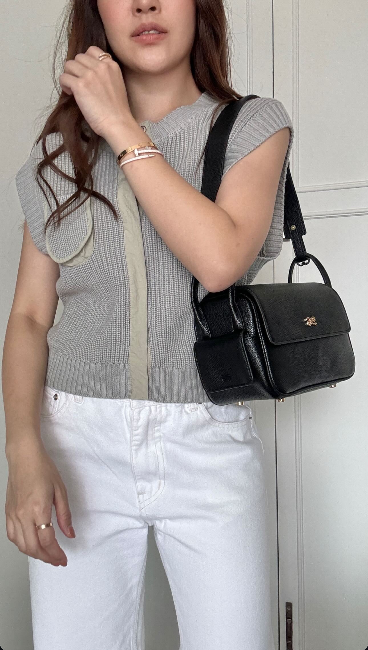 Treasure 22 PU Black Bag
