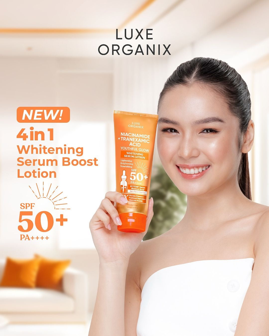Luxe Organix Whitening Serum Lotion