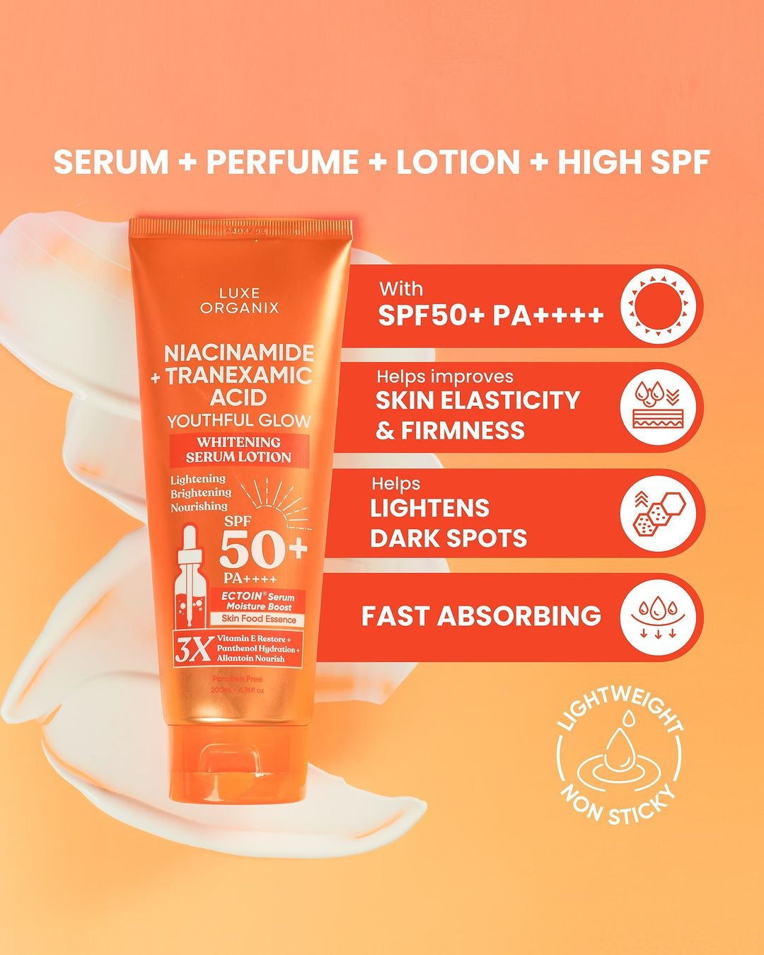 Luxe Organix Whitening Serum Lotion