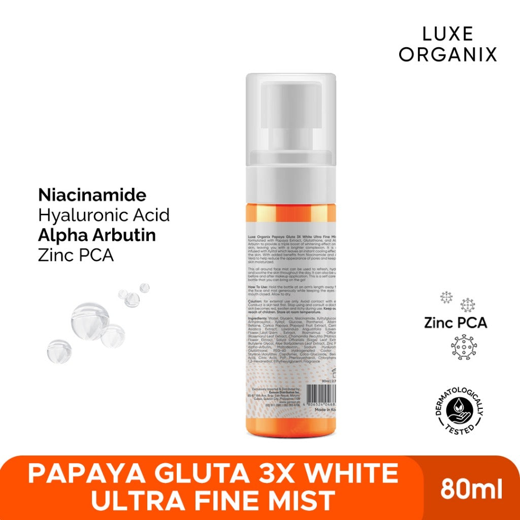 Papaya Gluta 3x Mist 80ml