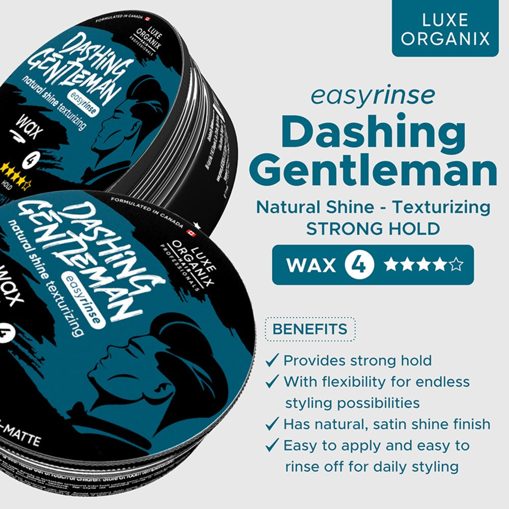 Dashing Gentleman Natural Shine Texturizing Hair Wax 80g