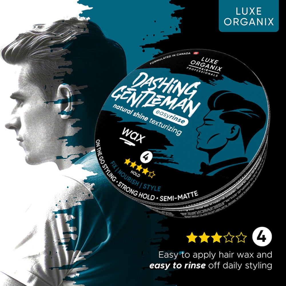 Dashing Gentleman Natural Shine Texturizing Hair Wax 80g