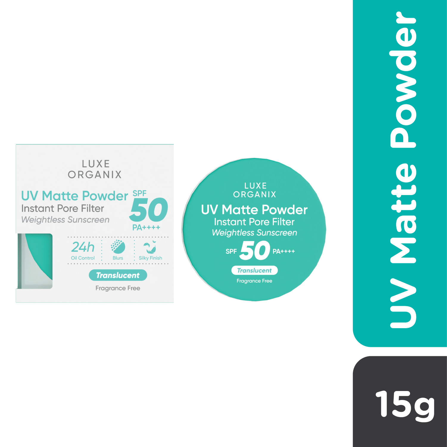 Luxe Organix UV Matte Powder