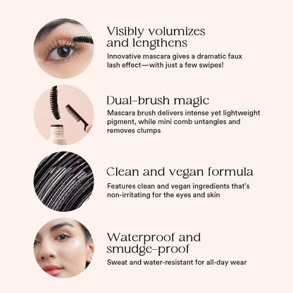 BLK Cosmetics Daydream False Lash Waterproof Mascara for Dramatic Lashes
