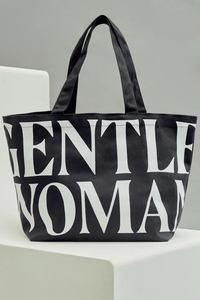 GENTLEWOMAN Canvas Tote Bag Black