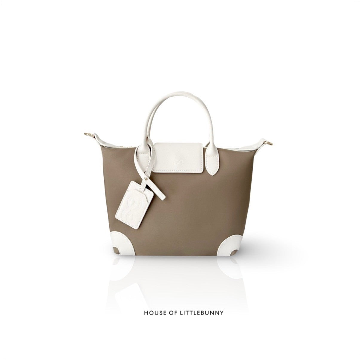Anytime 25 Tan Taupe PU Handbag