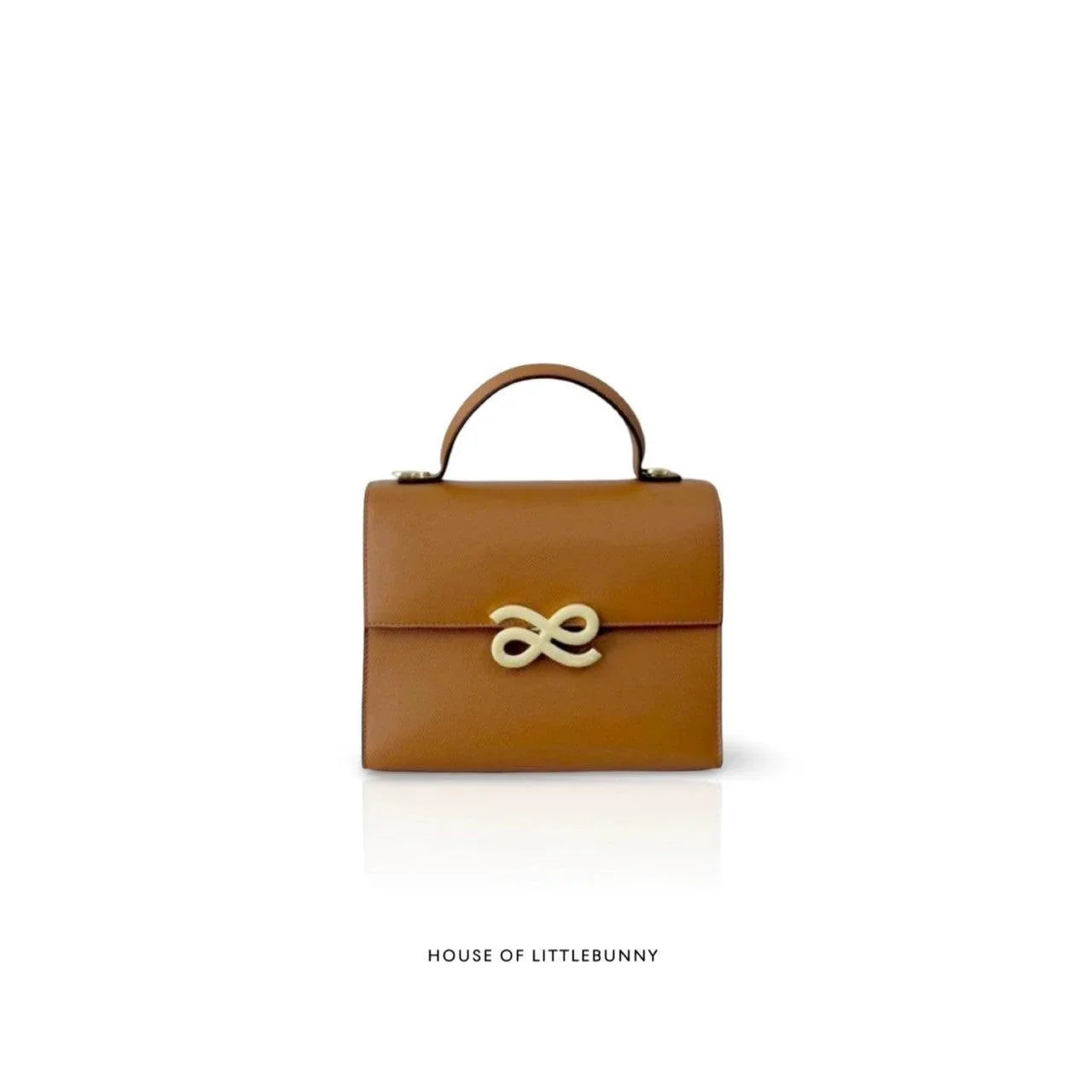 Gold PU Handbag 22cm