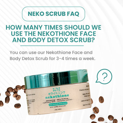 Nekothione Face Body Scrub