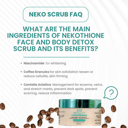 Nekothione Face Body Scrub