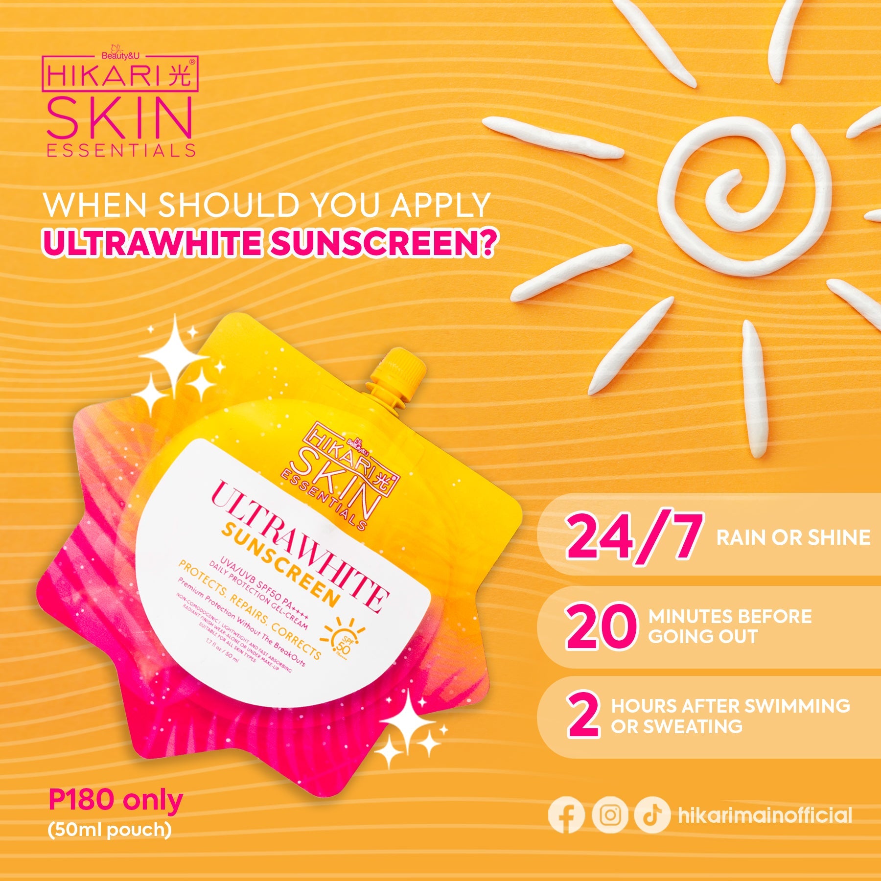 Hikari Ultra White Sunscreen 50ml