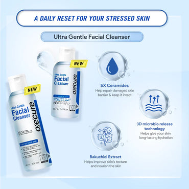 Oxecure Gentle Facial Cleanser 120ml