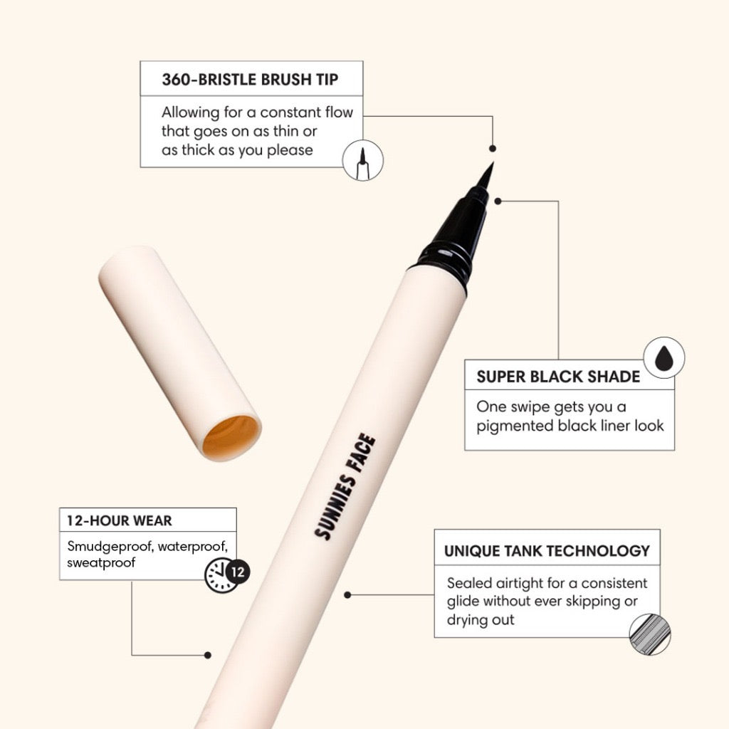 Sunnies Face Easyline Super Black Liner