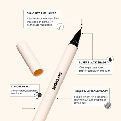 Sunnies Face Easyline Super Black Liner