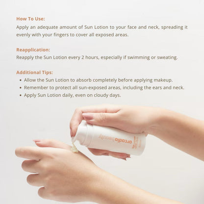 Arcadia Beauty Sun Lotion SPF50+