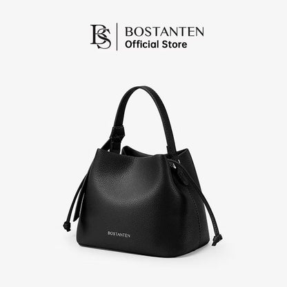 Straw String Bucket Bag