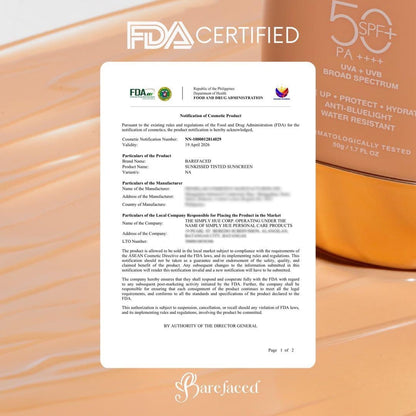 Barefaced Tinted Sunscreen