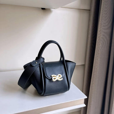 Mini Destiny PU Black Handbag