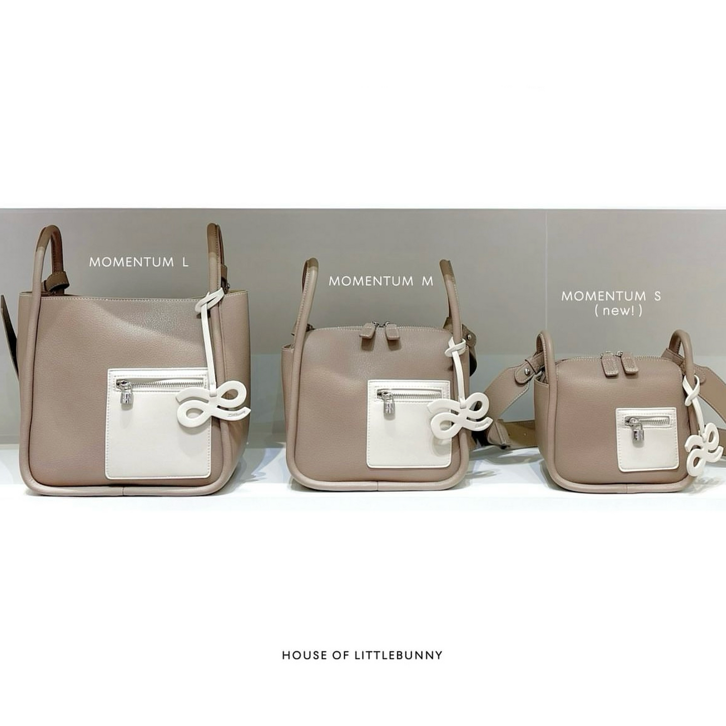 Momentum 22 PU Clay Handbag