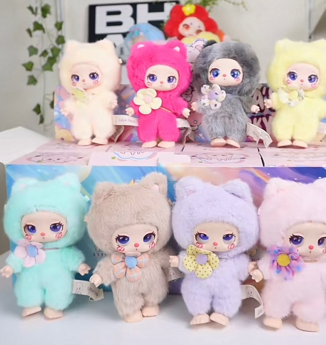 Kawaii Liila Lucky Cat Plush Pendant