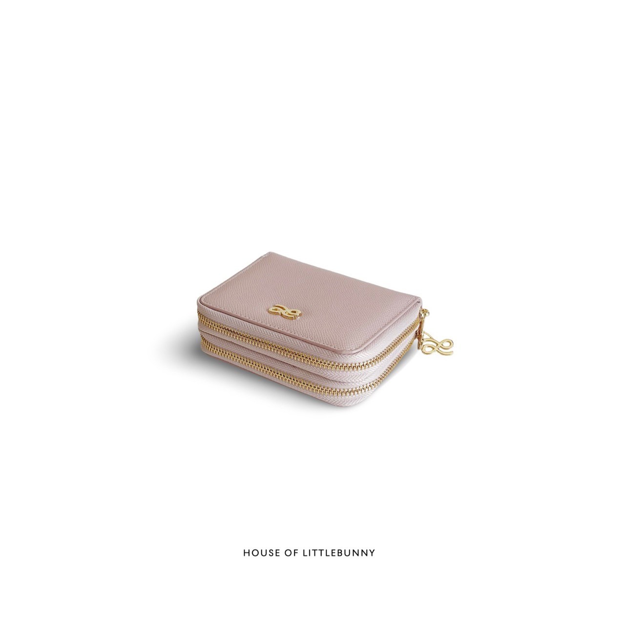 Nude Double Zip Wallet