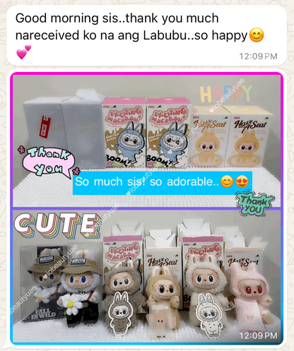 Labubu Exciting Macarons Vinyl Plush Pendant
