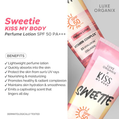 Luxe Organix Perfume Lotion SPF50 200g