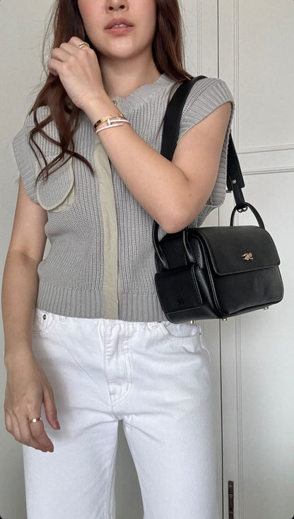 Treasure 22 PU Black Bag