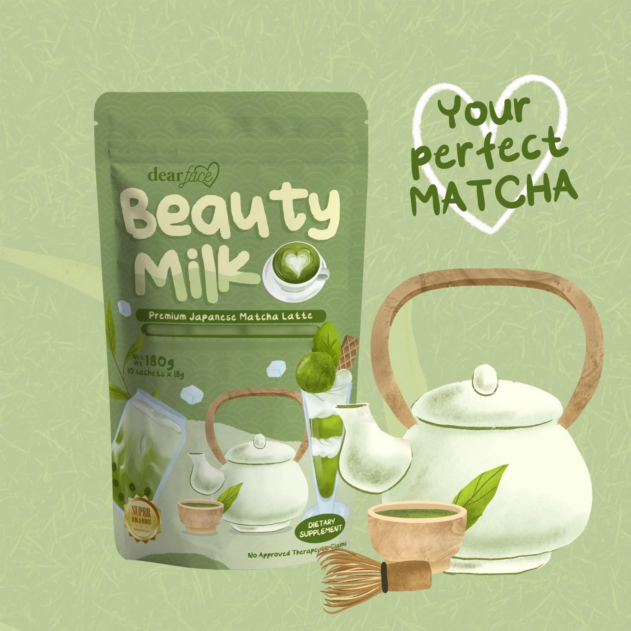 Premium Japanese Matcha Beauty Milk