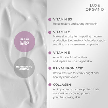 Luxe Organix Perfume Lotion SPF 50