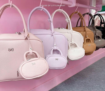 Lulu Twin Tan PU Handbag