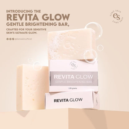 Esmé Skin Revita Glow Gentle Brightening Bar, 135g for Radiant Skin
