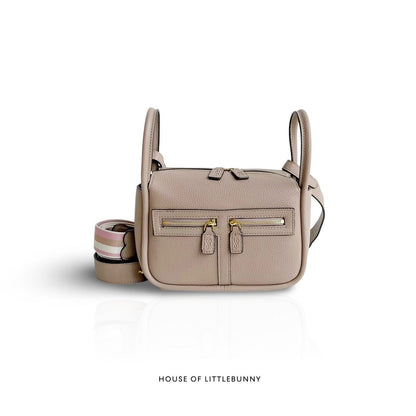 Zippy 22 PU Clay Handbag