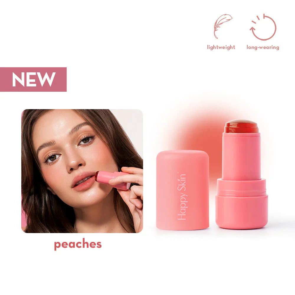 Jelly Blush Peaches Makeup