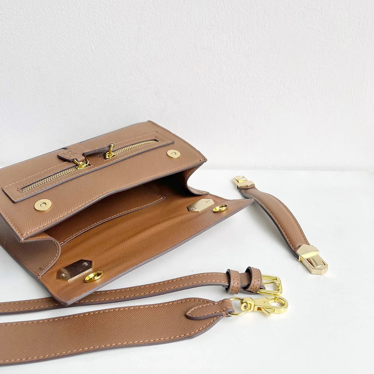 Harmony PU Brown Bag
