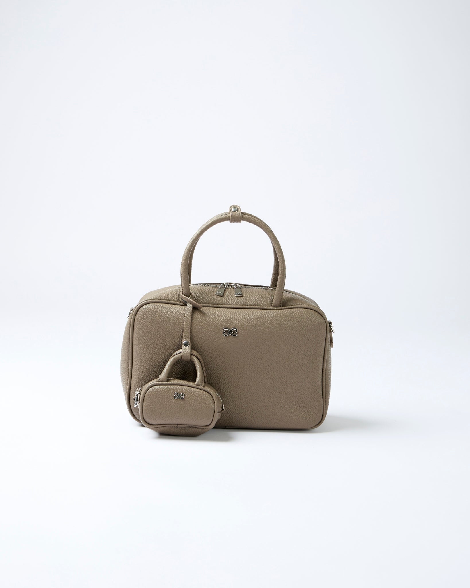 Lulu Twin Tan PU Handbag