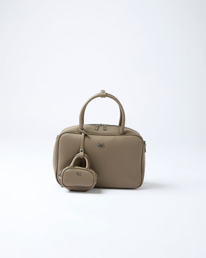 Lulu Twin Tan PU Handbag