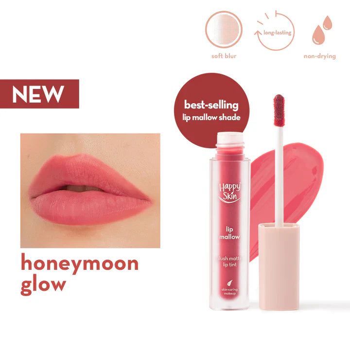Happy Skin Lip Mallow Tint: Smooth & Luscious Matte Color