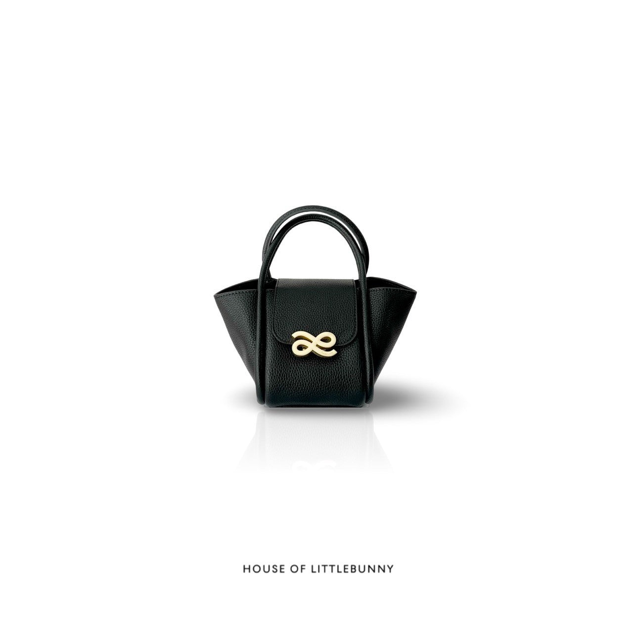 Mini Destiny PU Black Handbag