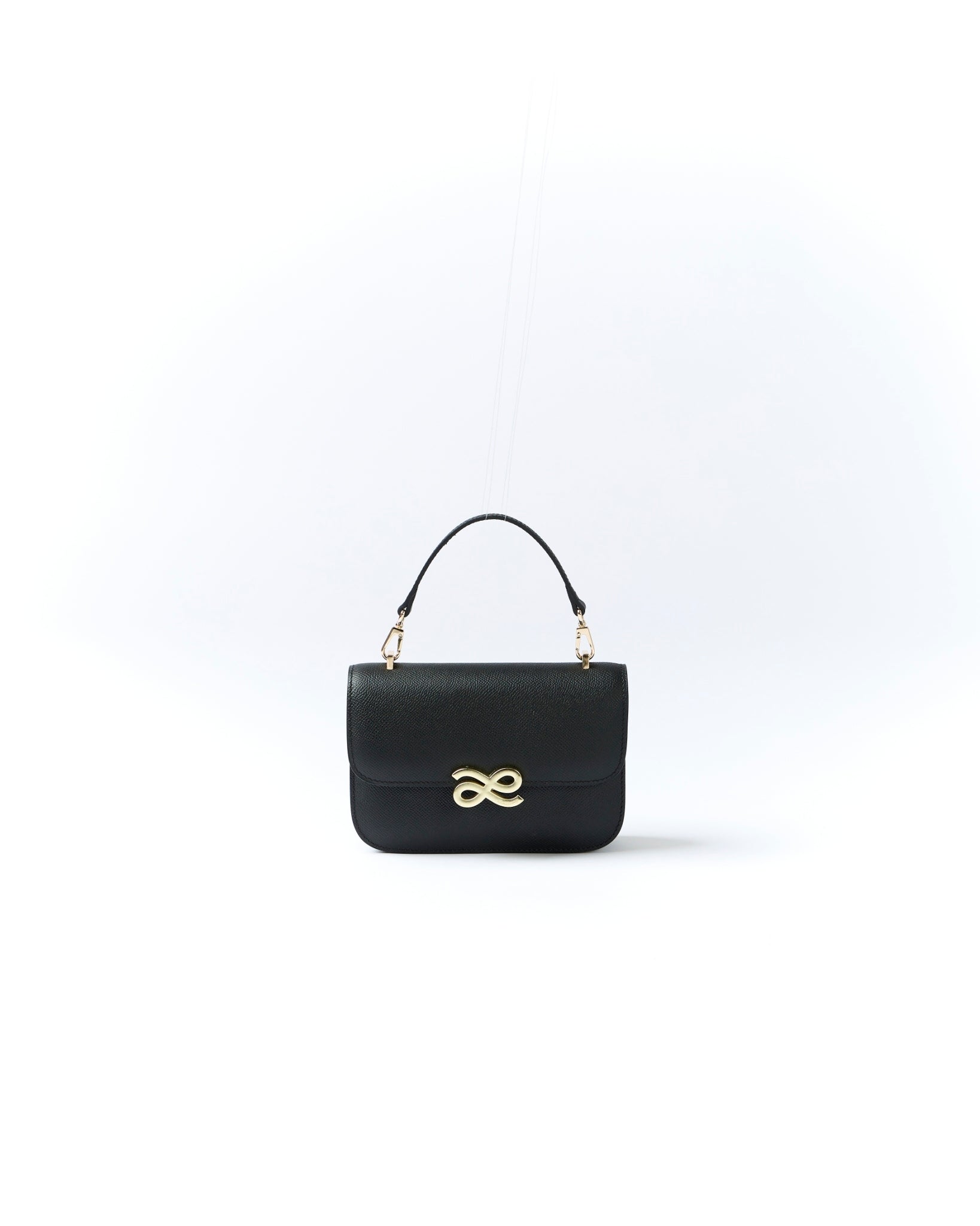 Timeless Black Leather Sling 18