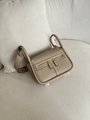 Zippy 22 PU Clay Handbag
